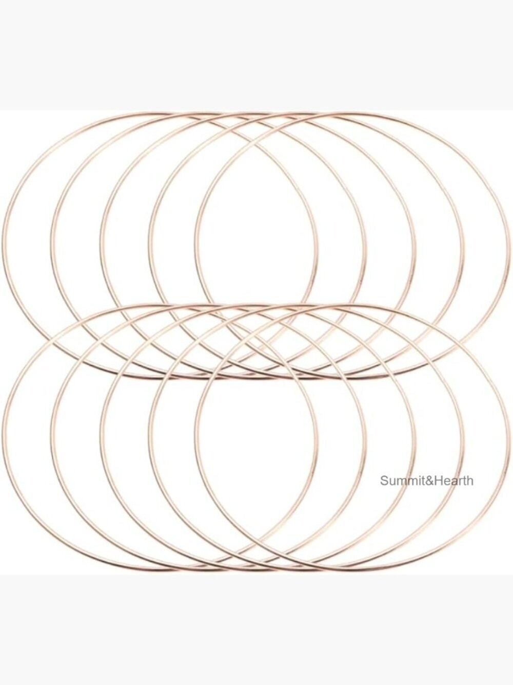 5.11 Inch Metal Dreamcatcher Hoop DIY Craft Ring Macrame Plant Hanger